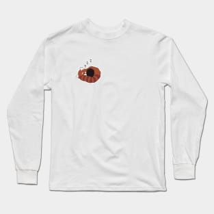 Sleeping Red Panda Long Sleeve T-Shirt